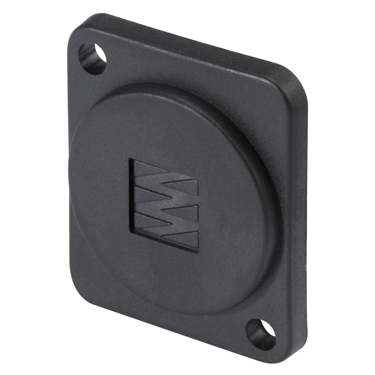 HICON D flange for rear panel flush mounting with SOMMER CABLE logo for SYS-series