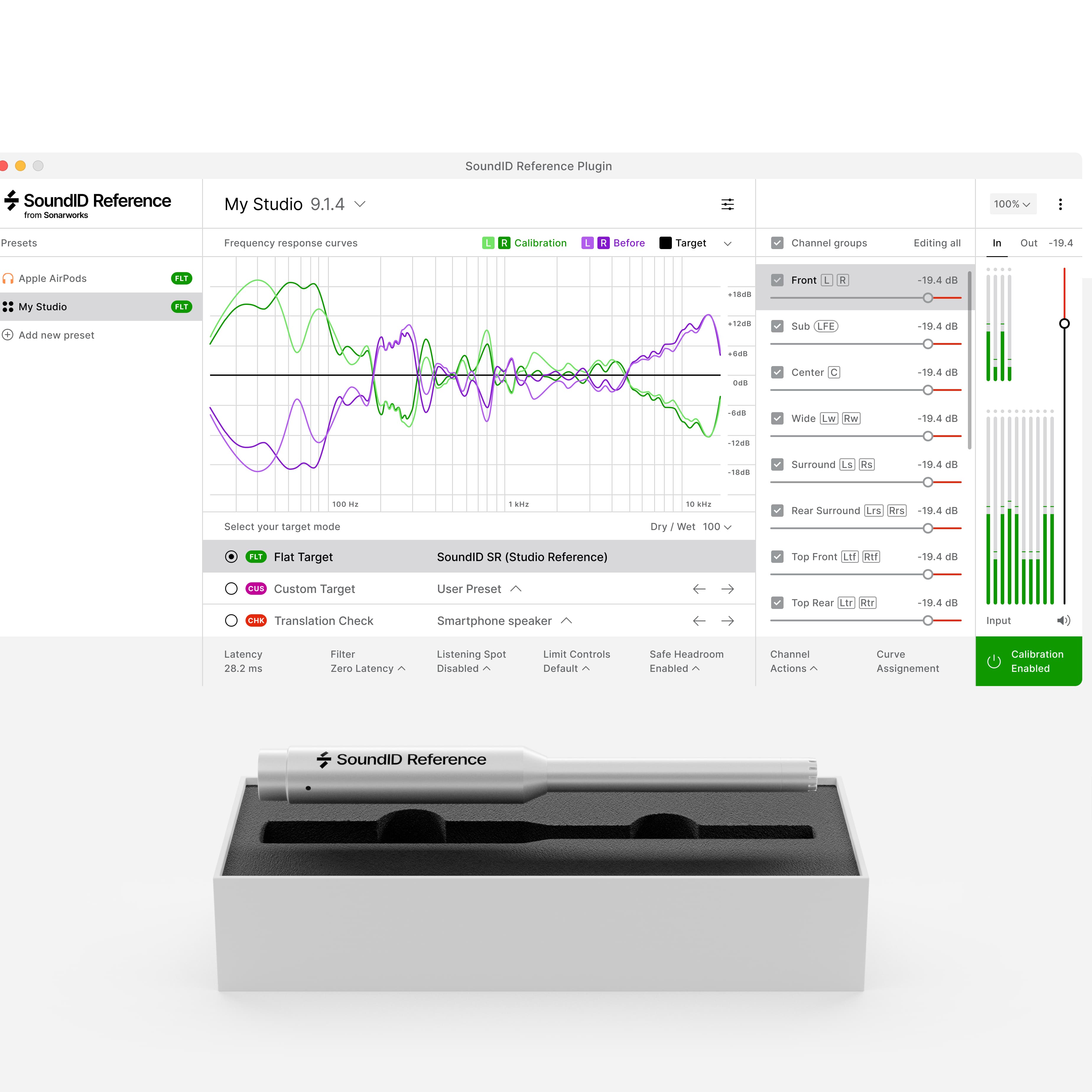 SoundID Reference for Multichannel with Measurement Microphone (retail box)