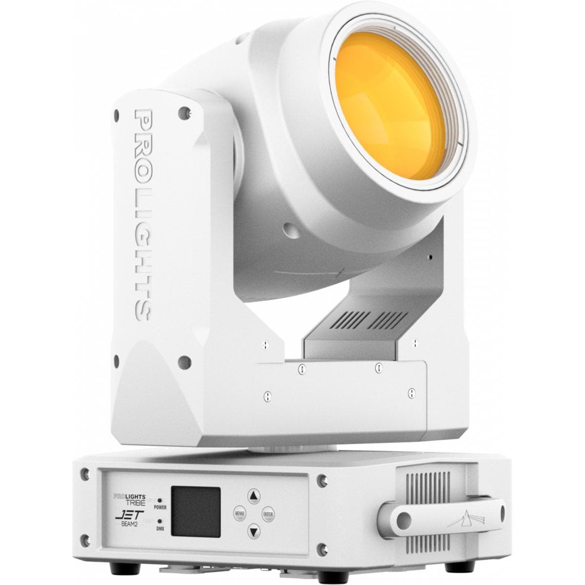 Beam moving head, 100 W white LED, 2°, 8 f prism, 14 colours, 18 gobos, 13 kg WH