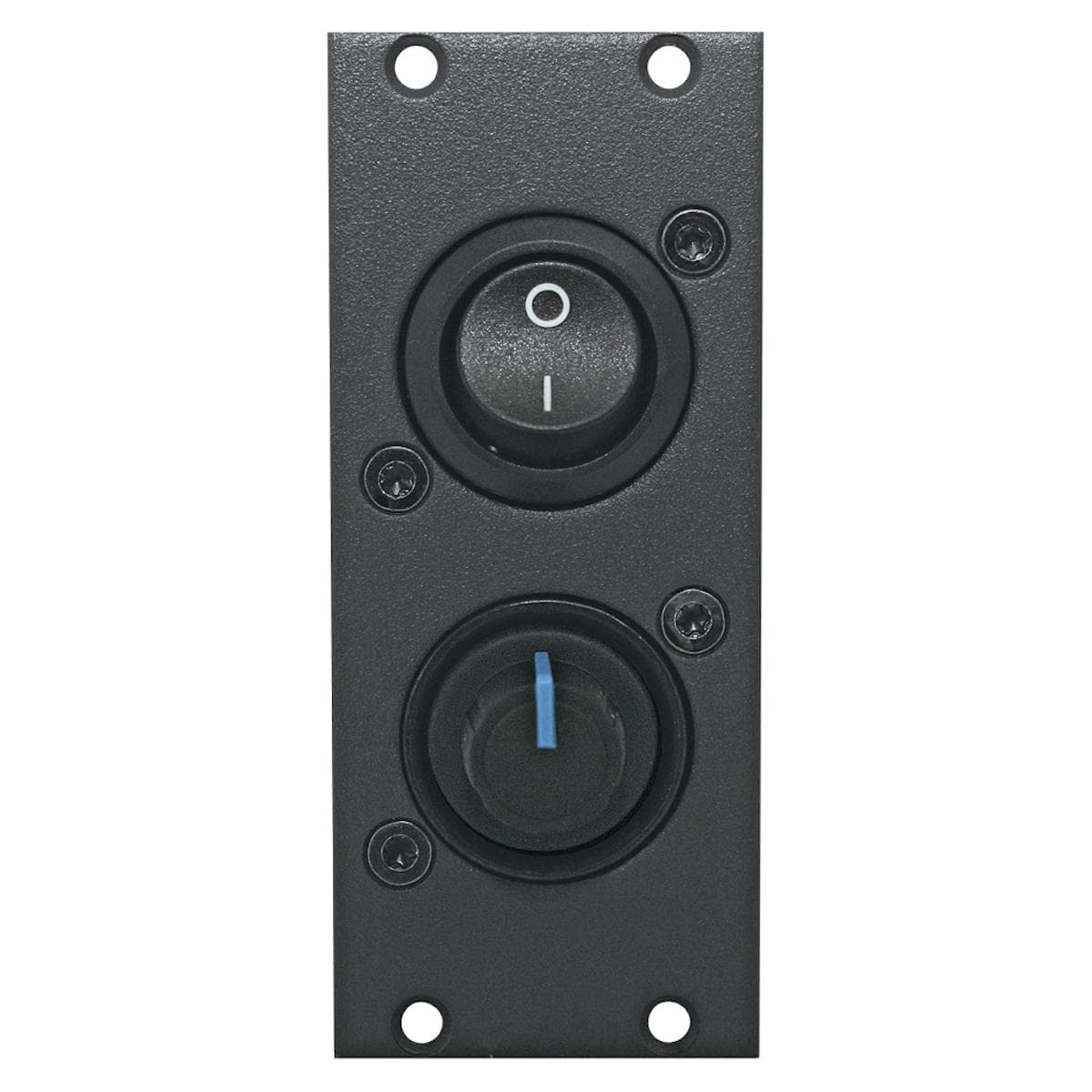 Switch-module Switch on / off + stereo volume -> solder contacts, 2 HE, 1 BE for SYS-series, colour: